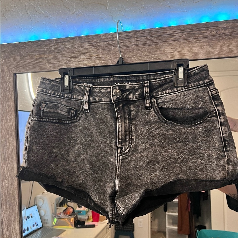 Vigoss Women's Charcoal Jean Shorts